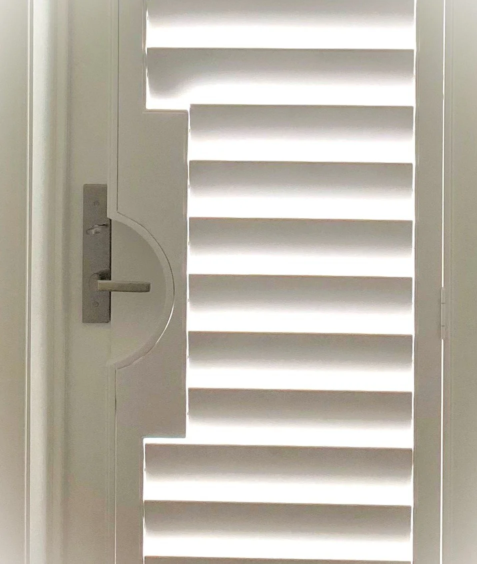 Single Door, 1 Panel Shutter, Transom not covered, Curved Radius cut-out for lever handle, Clearview.jpg