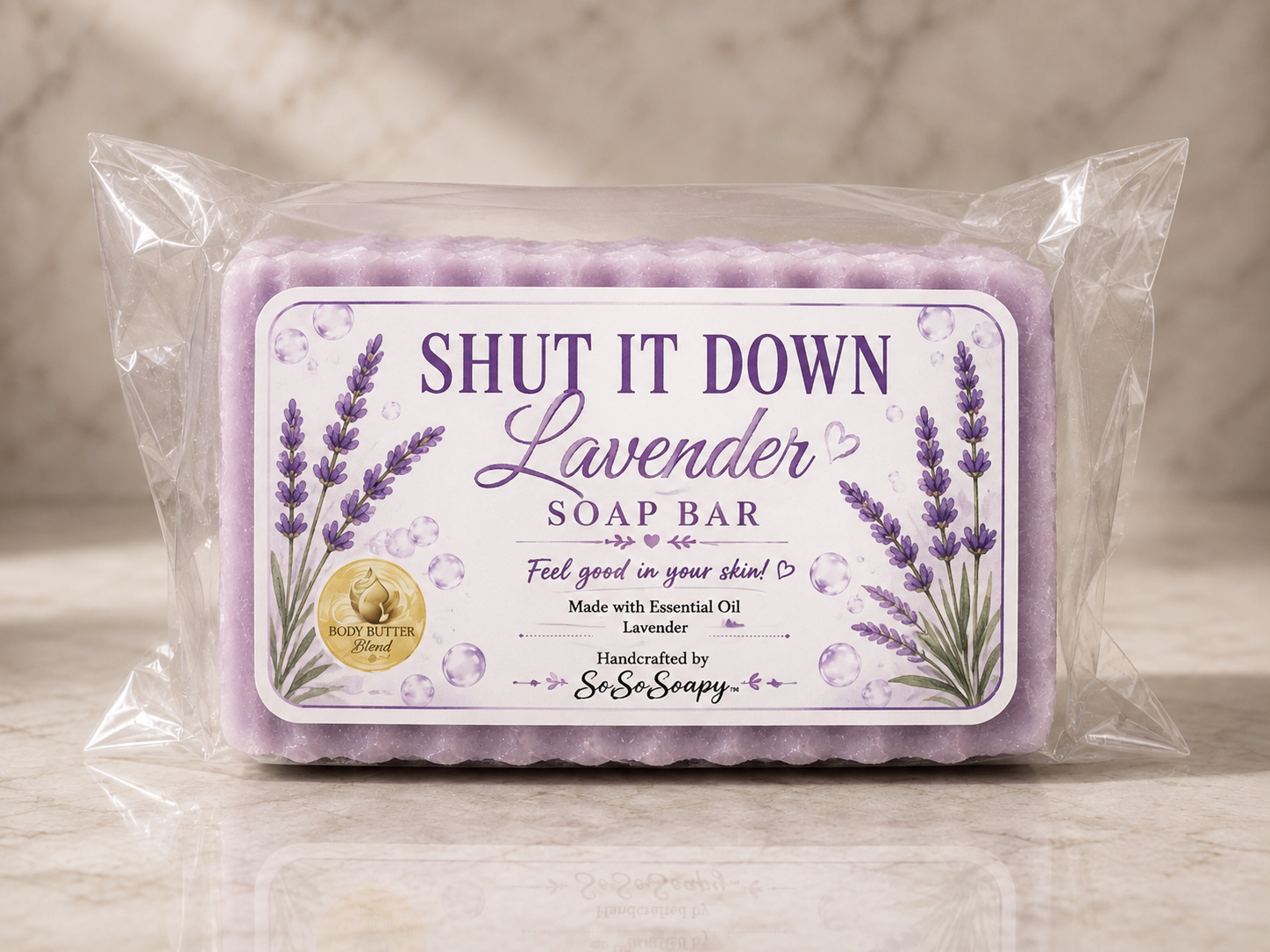 The Shut It Down LavendeR Soap Bar