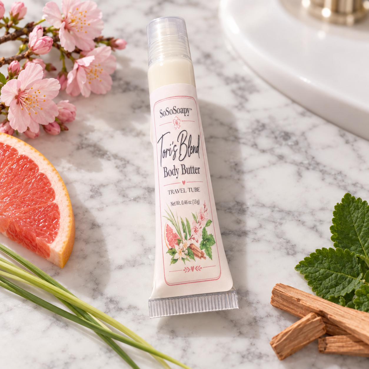 TORI'S BLEND BODY BUTTER TRAVEL TUBE