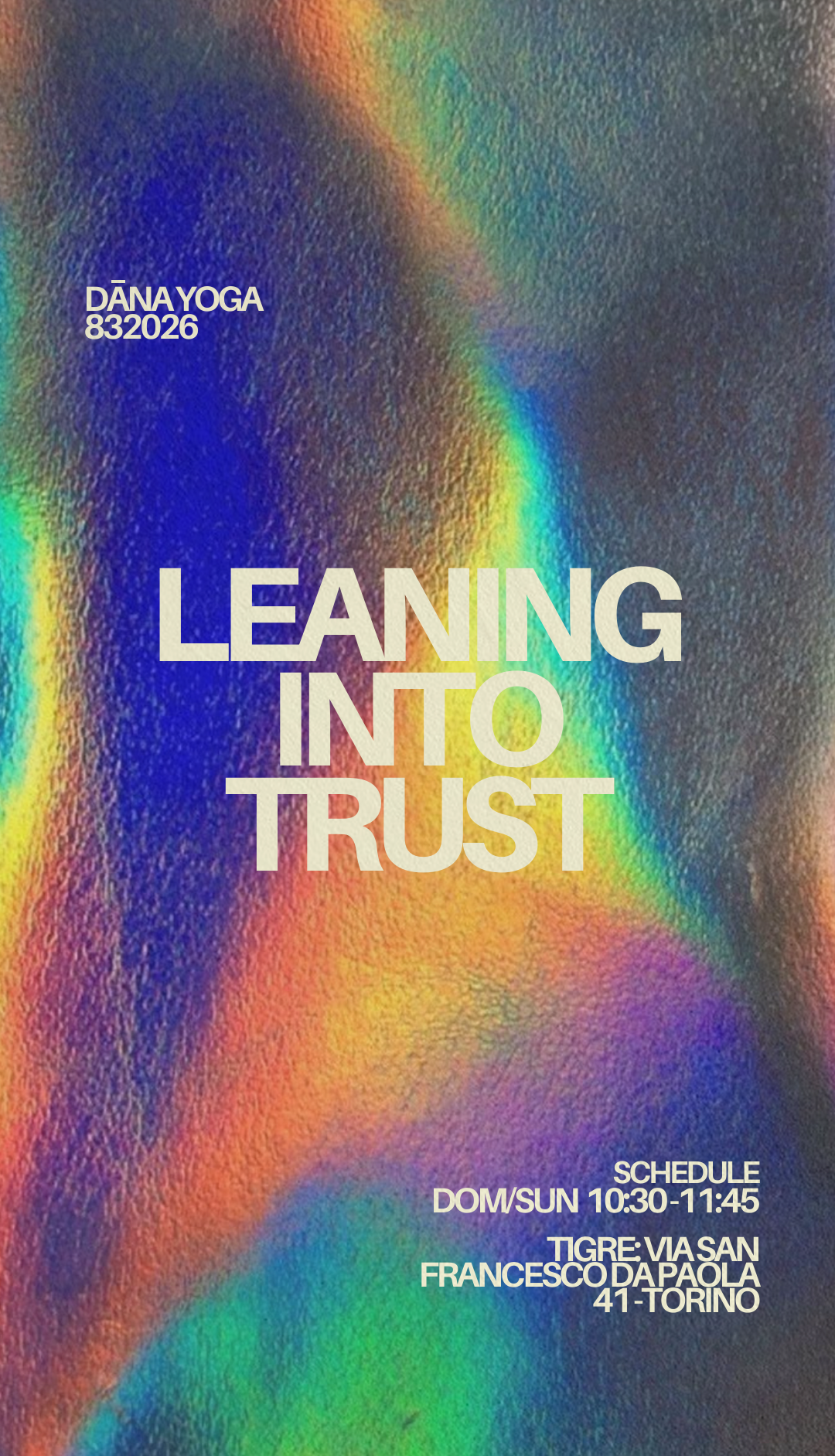 Leaning Into Trust