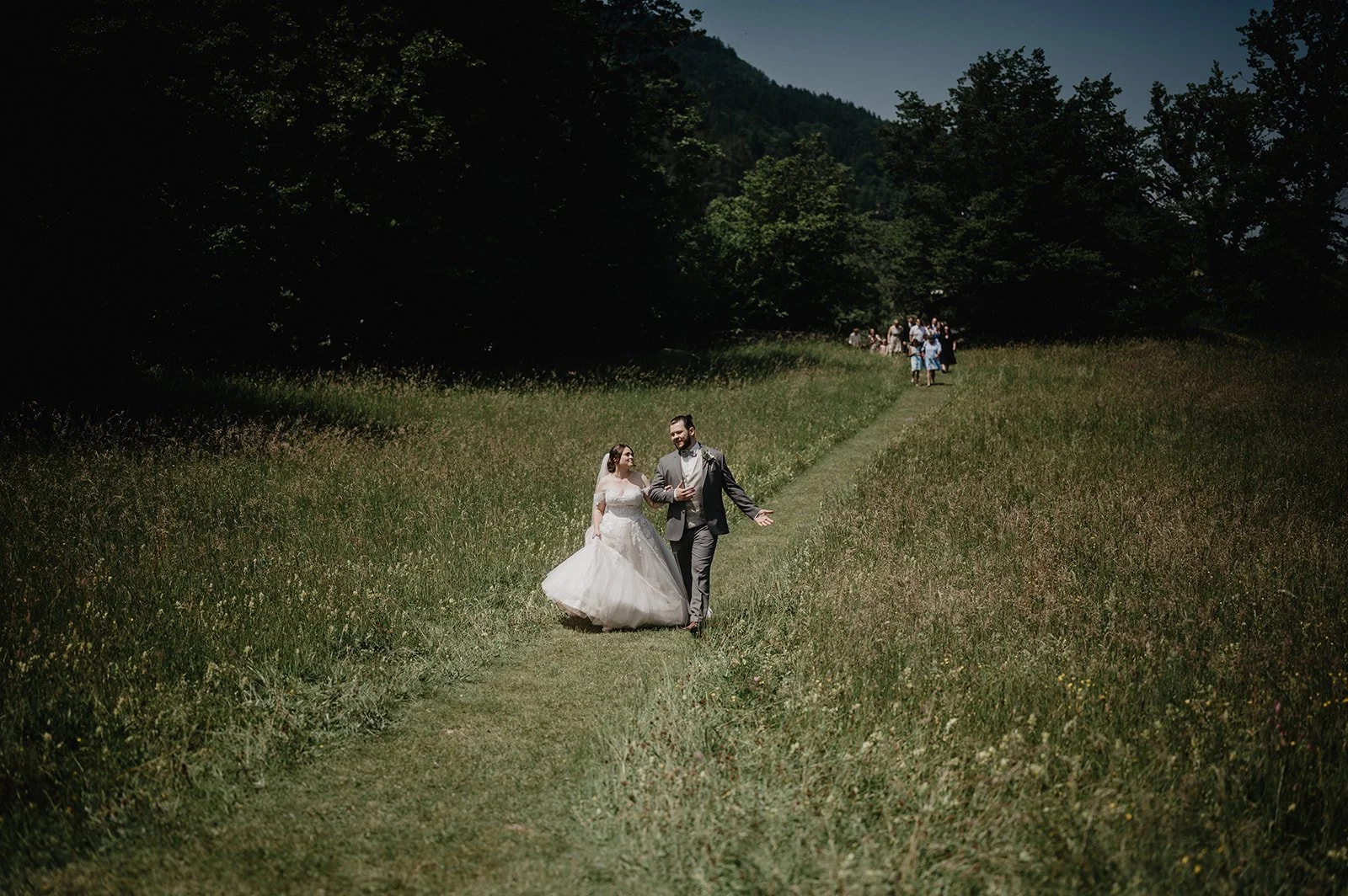 Romantische Hochzeit in Salzburg - Von der Stadt in die Berge