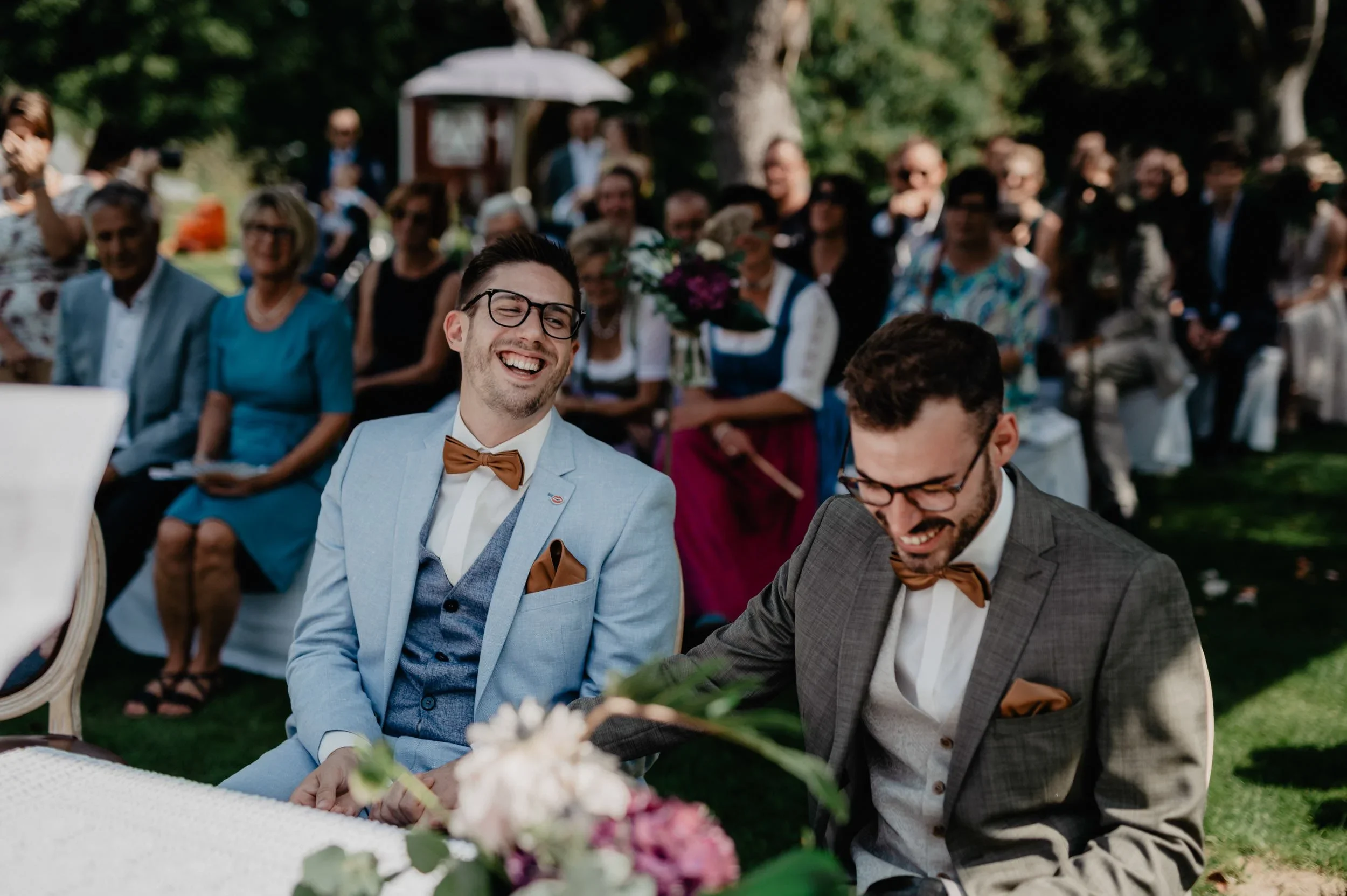 Regenbogenhochzeit am Kleinsasserhof