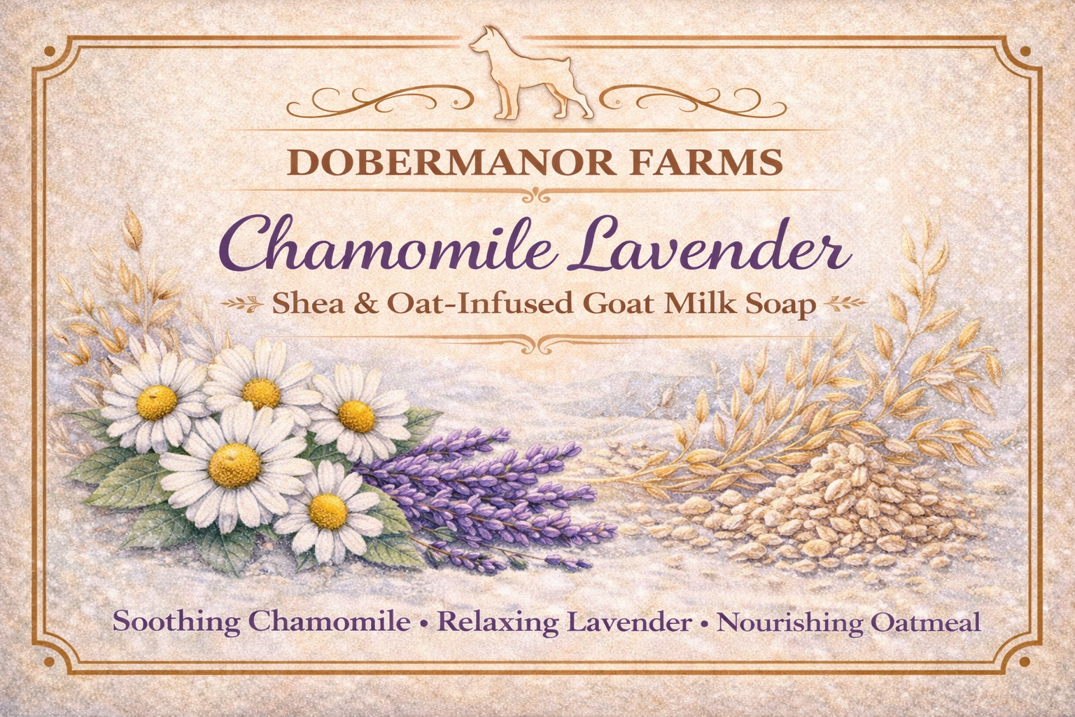 Chamomile & Lavender Goat Milk Soap Front.png
