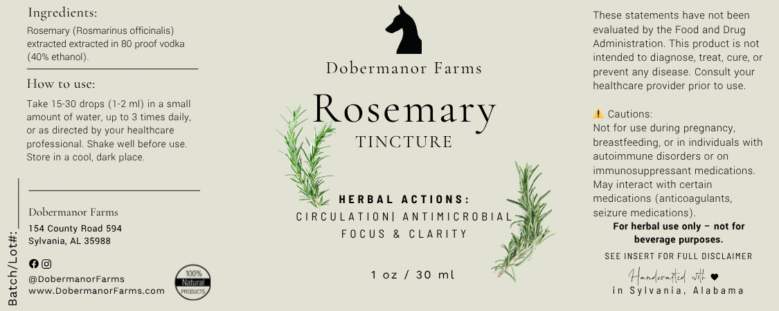 Rosemary Tincture