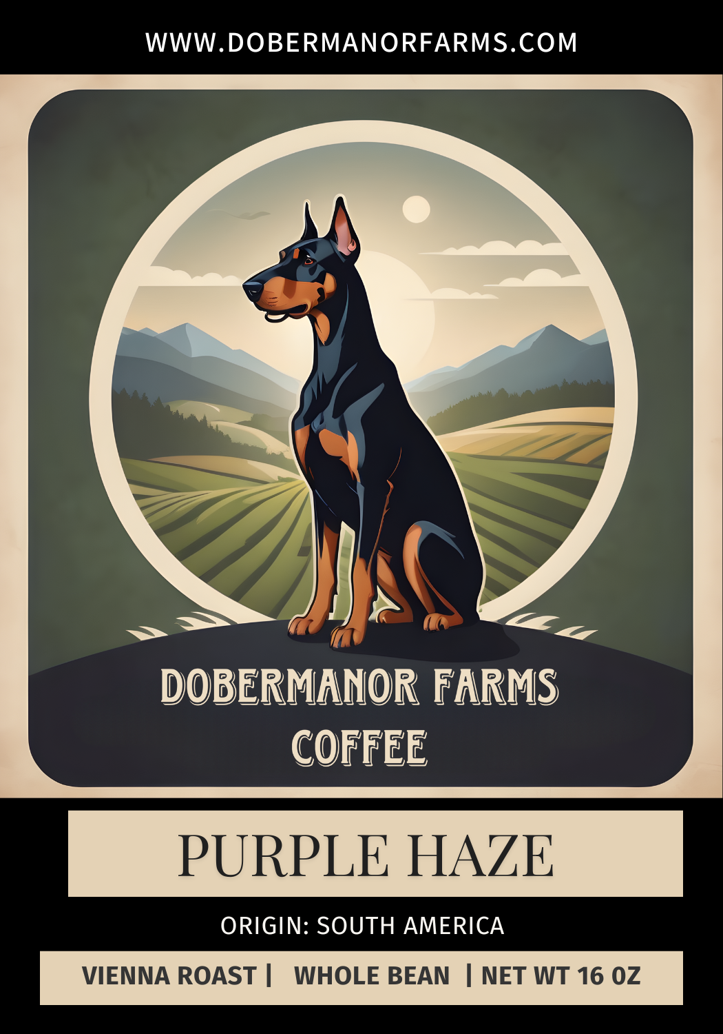 Purple Haze Flavored Coffee