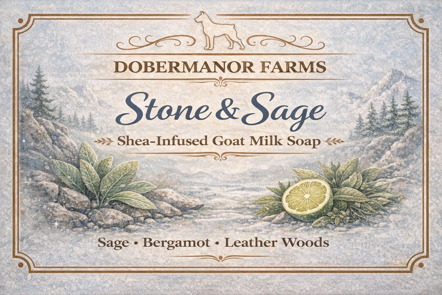 Stone & Sage Goat Milk Soap Front Label.png