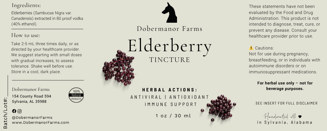 Elderberry Tincture