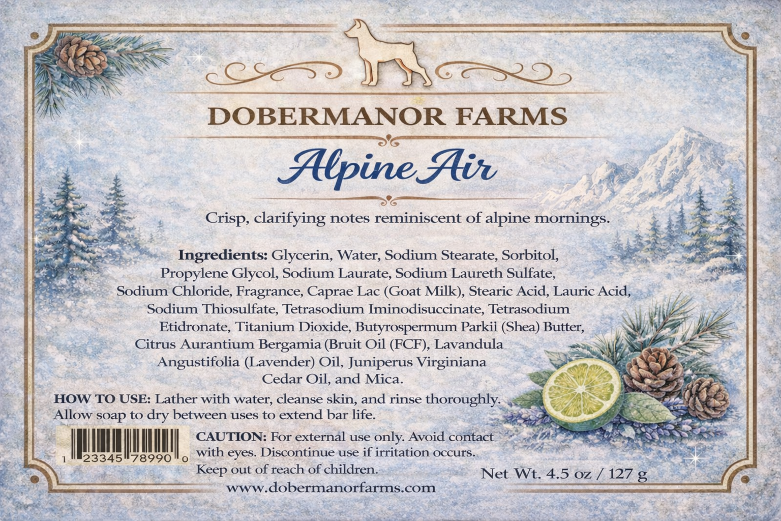 Alpine Air Goat Milk Soap Back Label.png