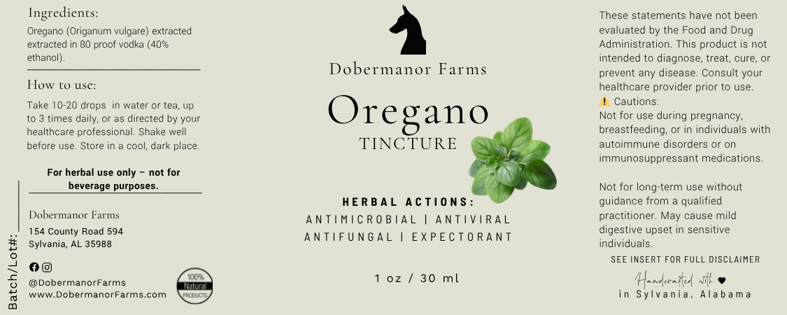 Oregano Tincture