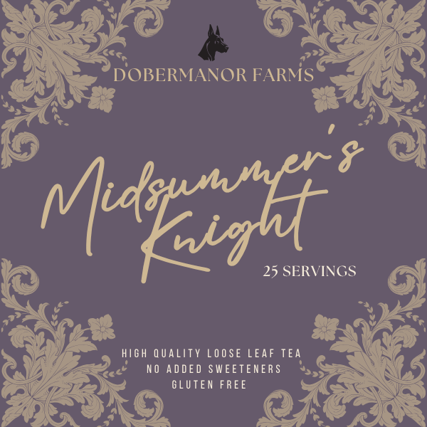 Midsummer's Knight Tea Tin Front Label.png