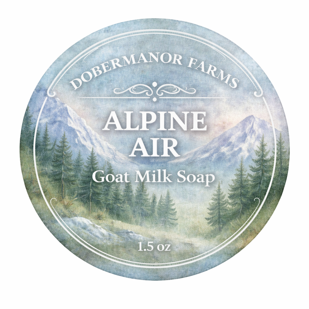 Alpine Air Goat Milk Soap Front Label 1.5 oz..png