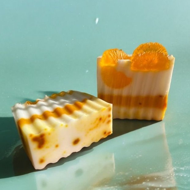 Orange milk soap