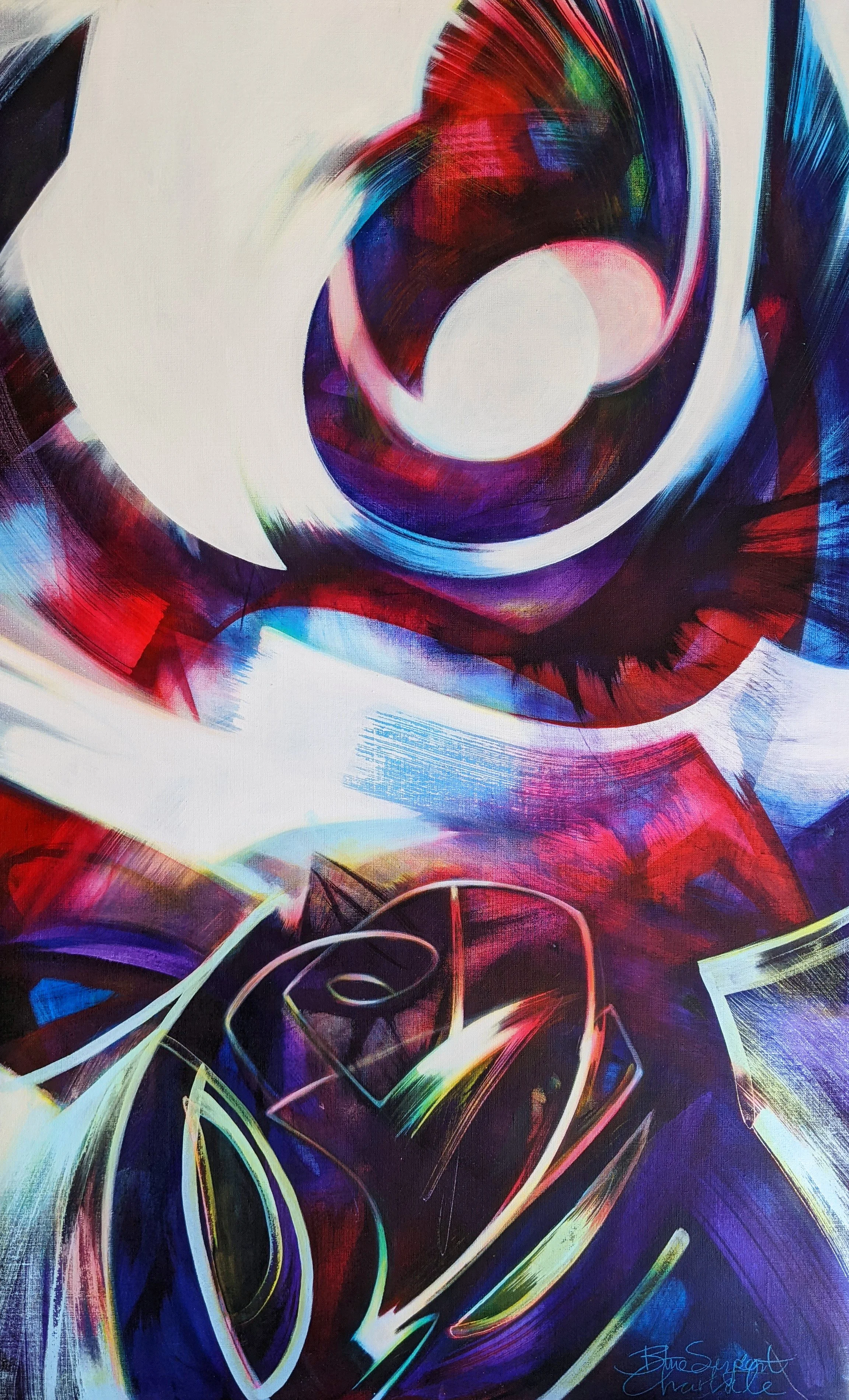 "Madre", 2020, h: 136 cm, w: 85 cm, acrylic on canvas.