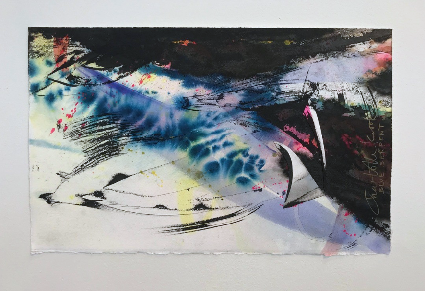 "Wayward Wind", 2018, h: 33 cm, w: 53 cm, water color/indian ink.