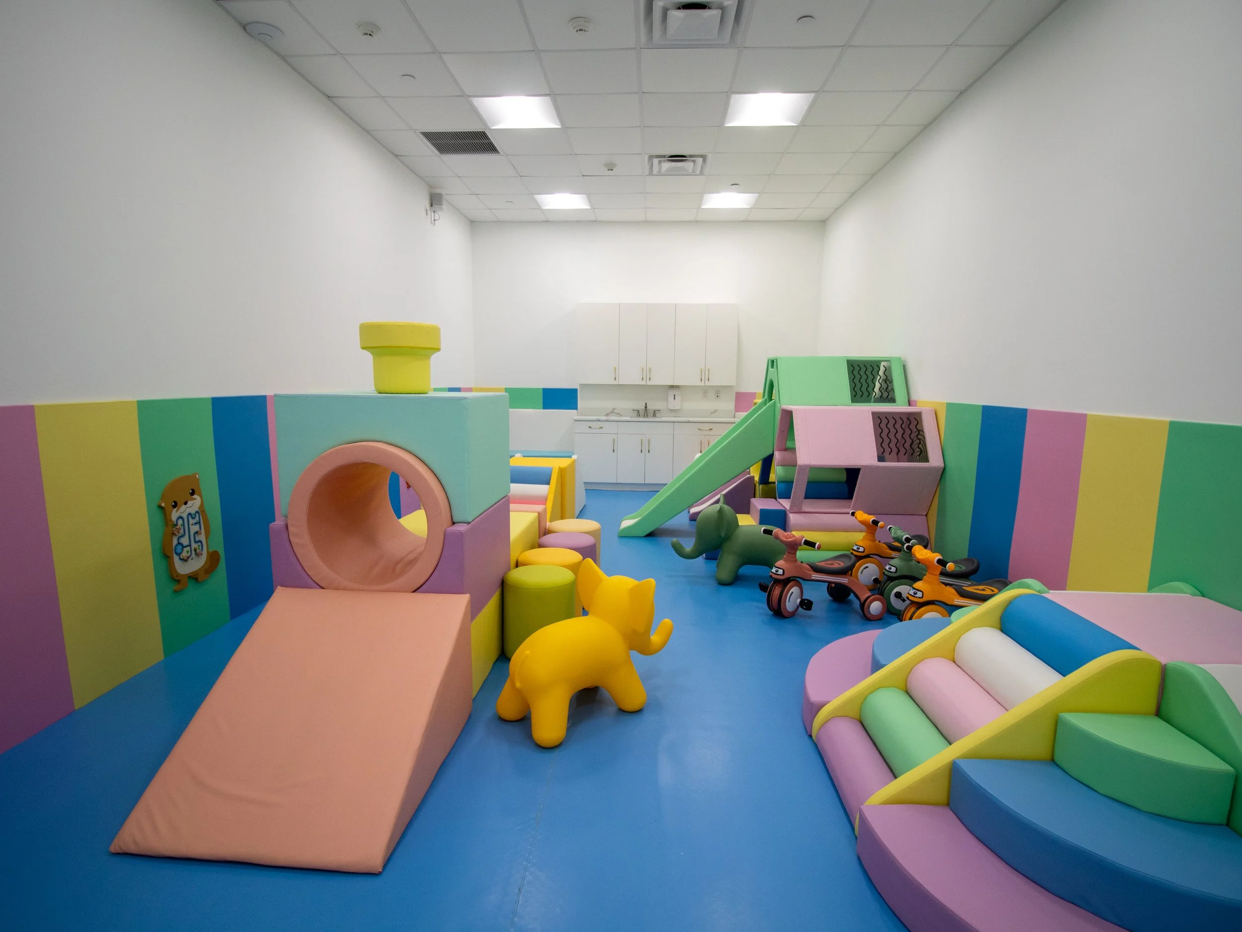Padded soft play for the little ones