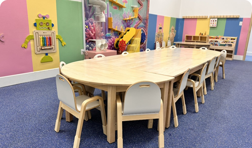 Our Mini Trailblazers Room is perfect for smaller birthday parties.