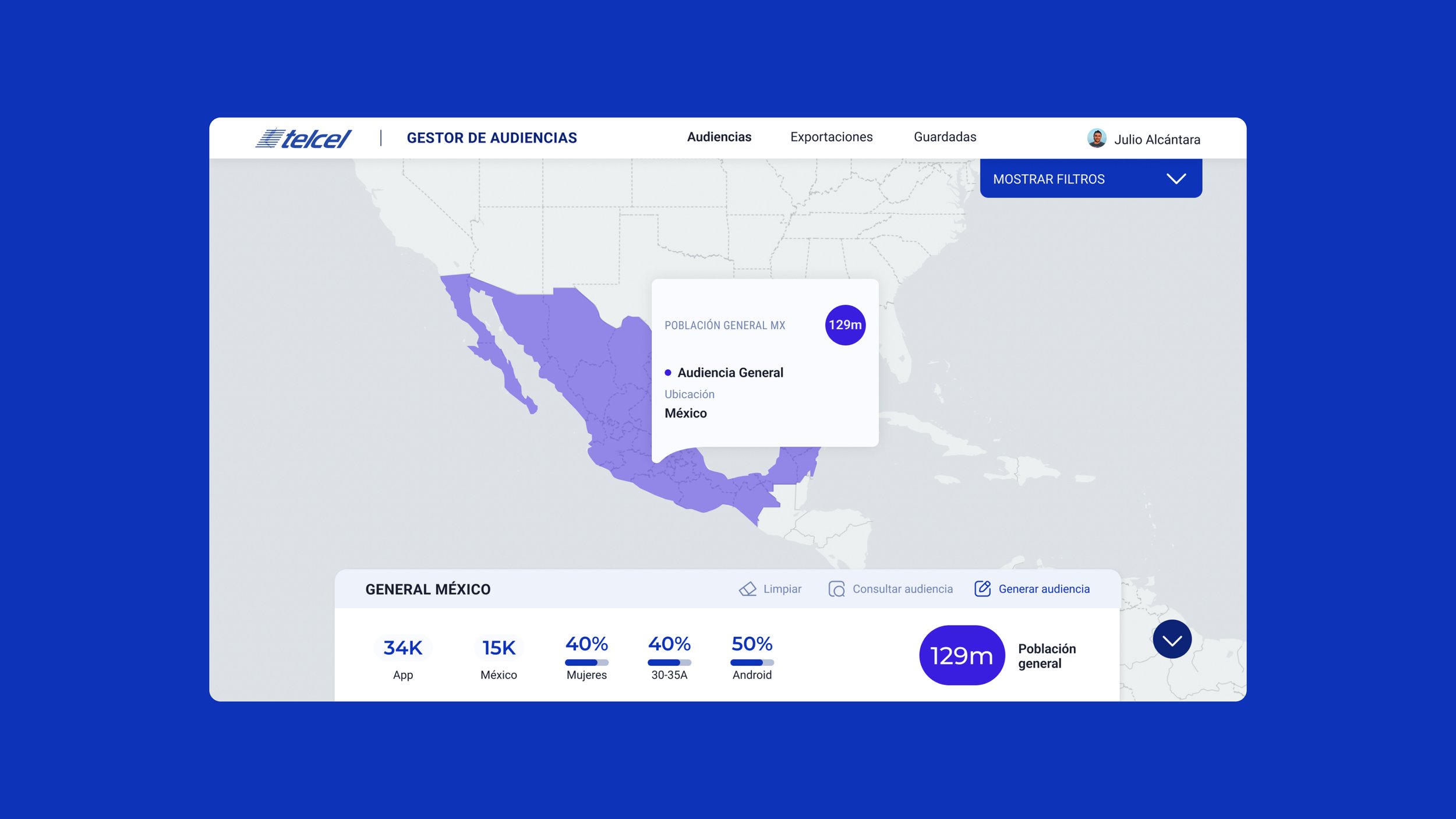 Telcel audience manager