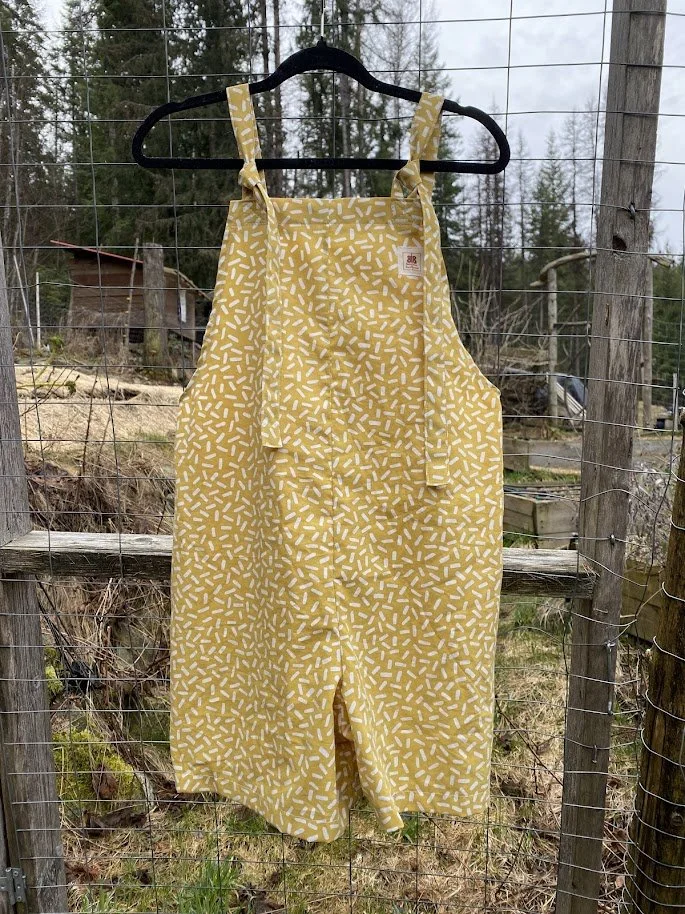 Sprinkle of Sunshine Short Dungarees - size medium