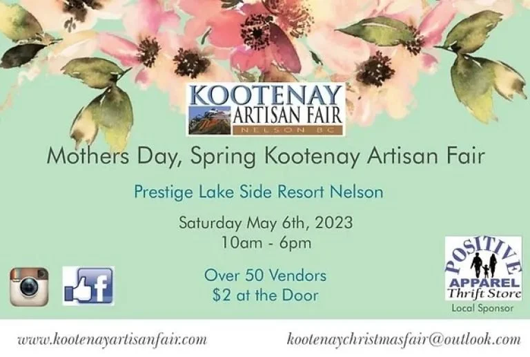 Kootenay Artisan Fair Mothers Day Market