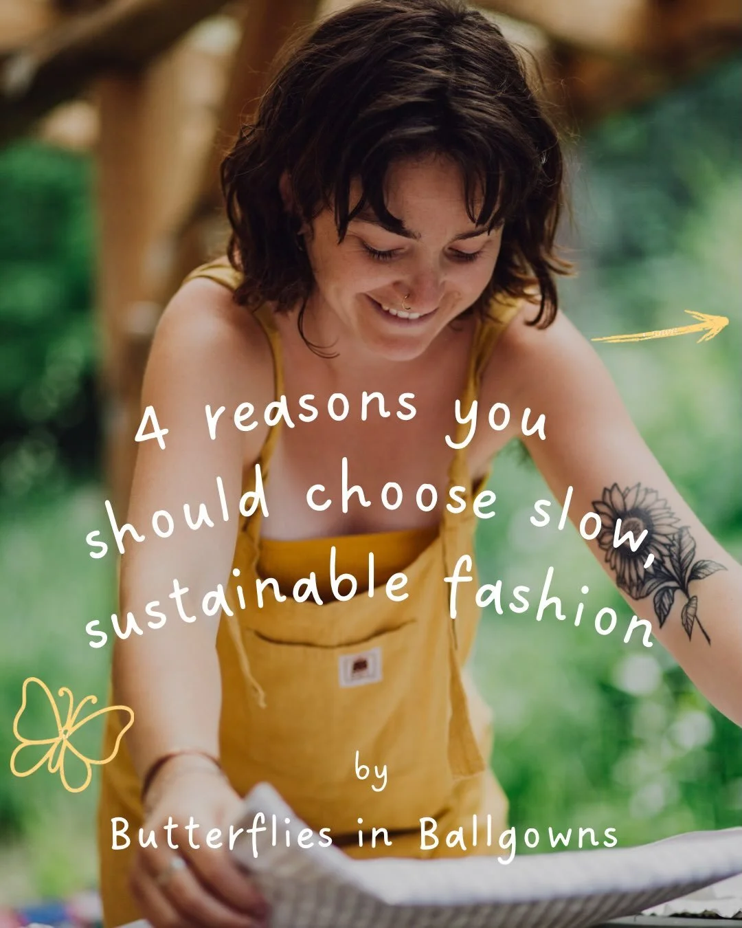Ever wondered why it&rsquo;s so important to support sustainable fashion!? Well here&rsquo;s my top 4 reasons!! ✨

Want to support my sustainable fashion brand? Just head to the link in my bio to snap up your one of a kind, sustainable pair of dungar
