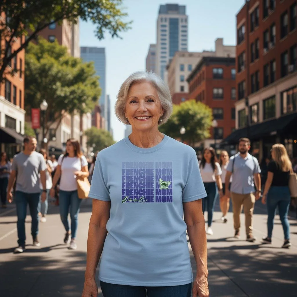 French Bulldog Shirt - Best Frenchie Mom (Purple)