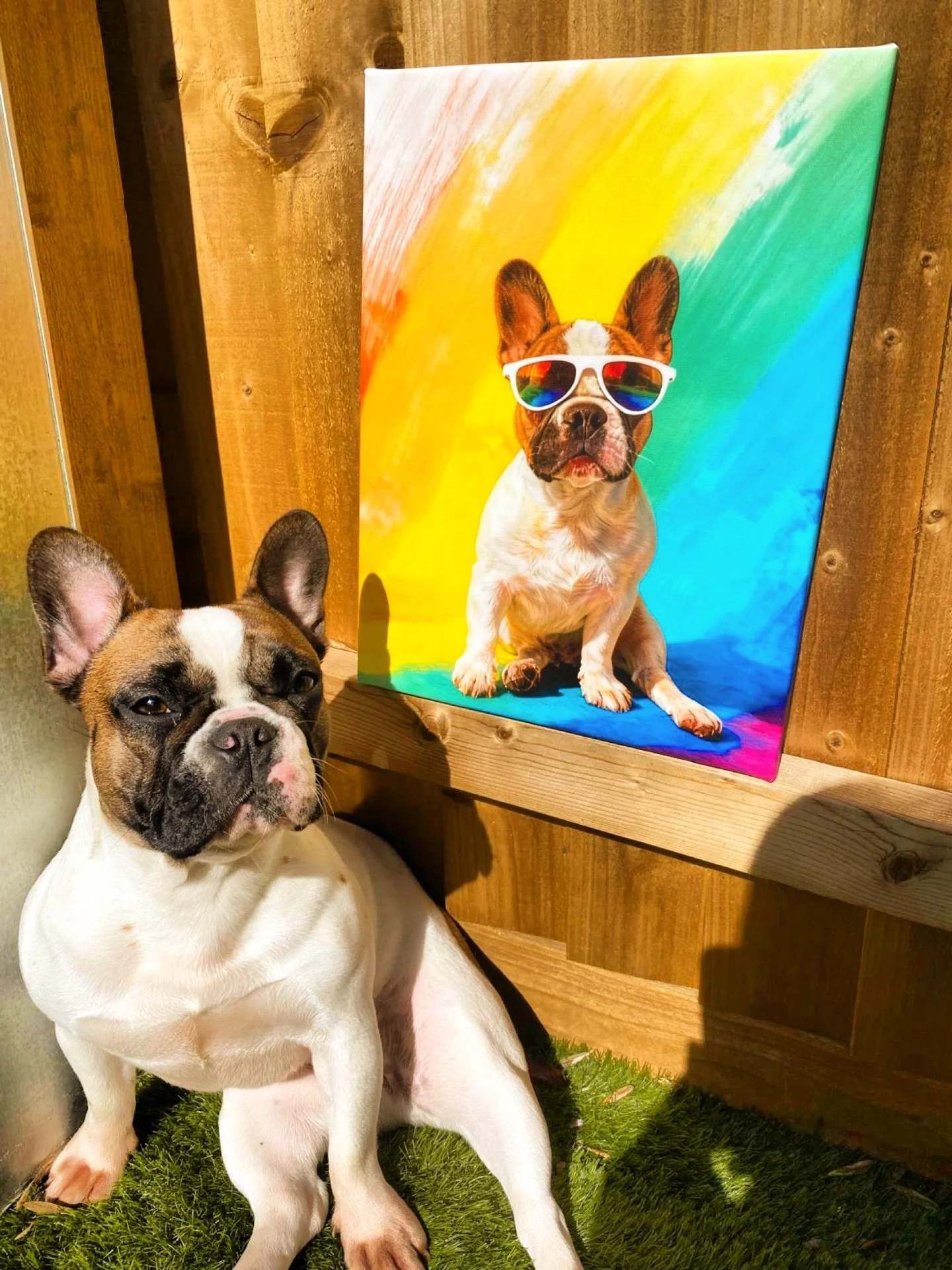 When your phone storage is full of your dogs photos, the only thing to do is start getting canvases out!!🤩

Get in touch for custom creations with your Frenchie!😍
Funnyfrenchbulldogs.com (link in bio here @patattekindfrenchies ) 

#funnyfrenchbulld