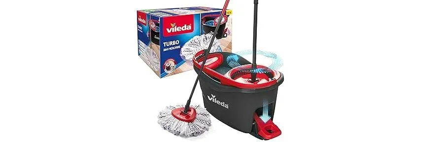 Spinning Vileda Microfibre Mop