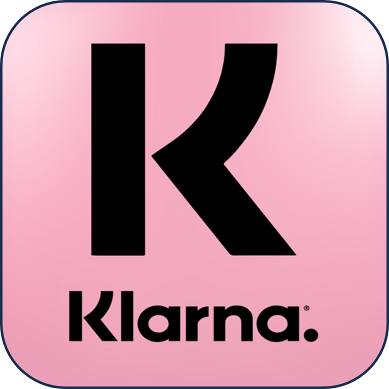 Funny French Bulldog accept payment via Klarna
