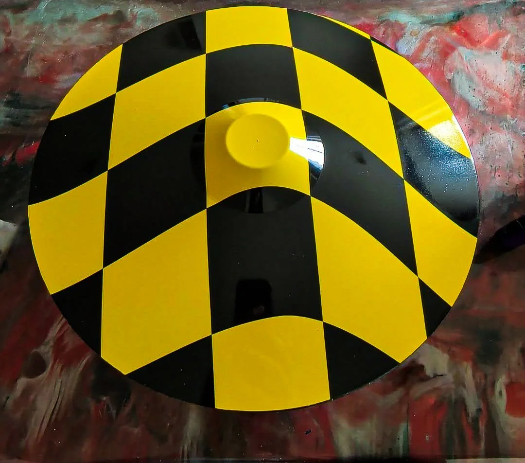 Yellow Checkered Flag