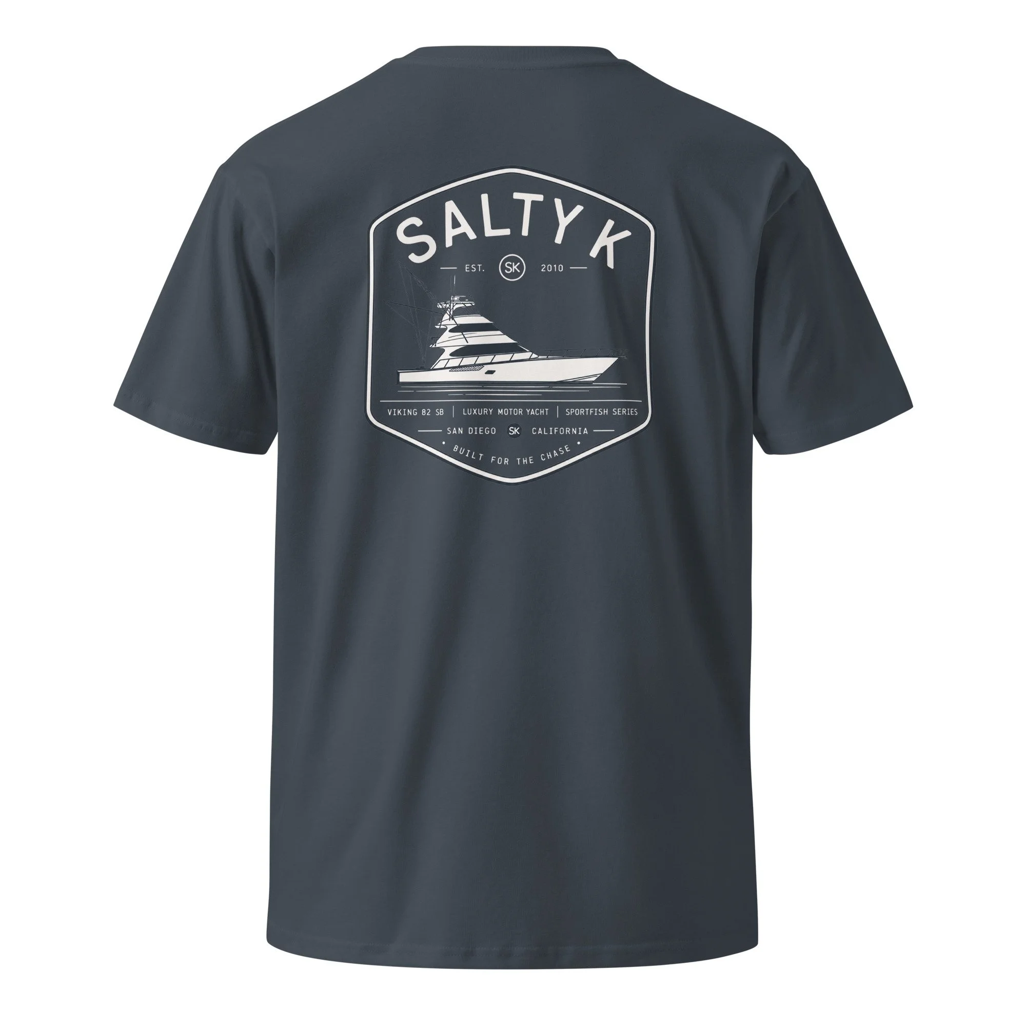 Salty K Yacht Logo | Boat Graphic T-Shirt