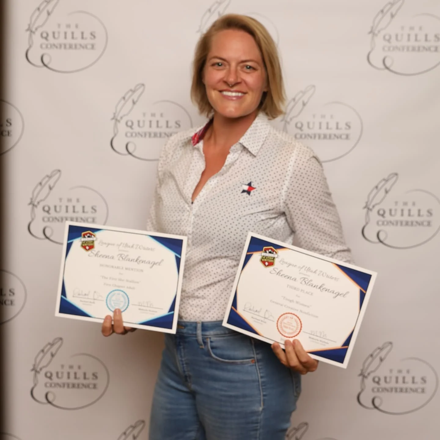 I'm flying pretty high after the Quills Conference! I placed in two contest categories, spent time with friends both new and old, and learned soooo much! Huge thanks to all the folks who work tirelessly to facilitate such an incredible conference.