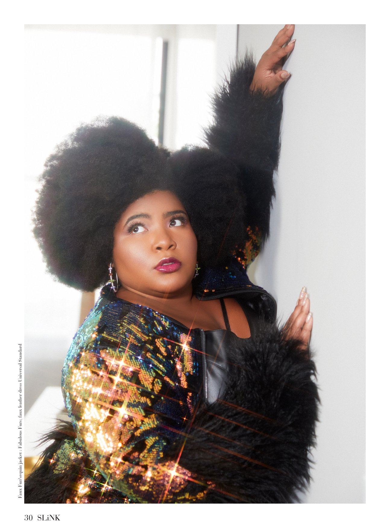 Dulcé Sloan photographed by Travis Curry for SLiNK Magazine, 2020