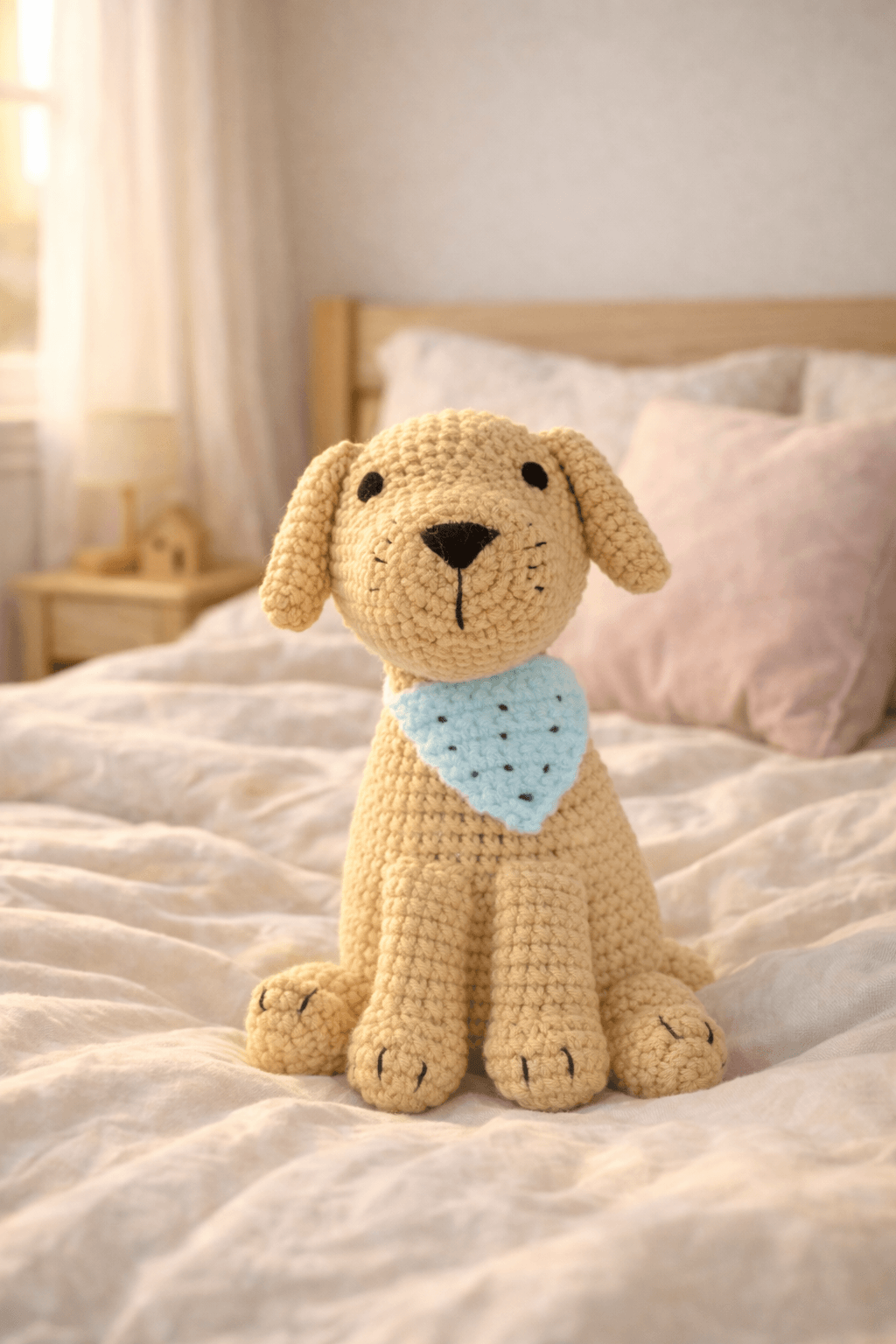 ArtePlushie-WorryDog-plushie-bedscene.png