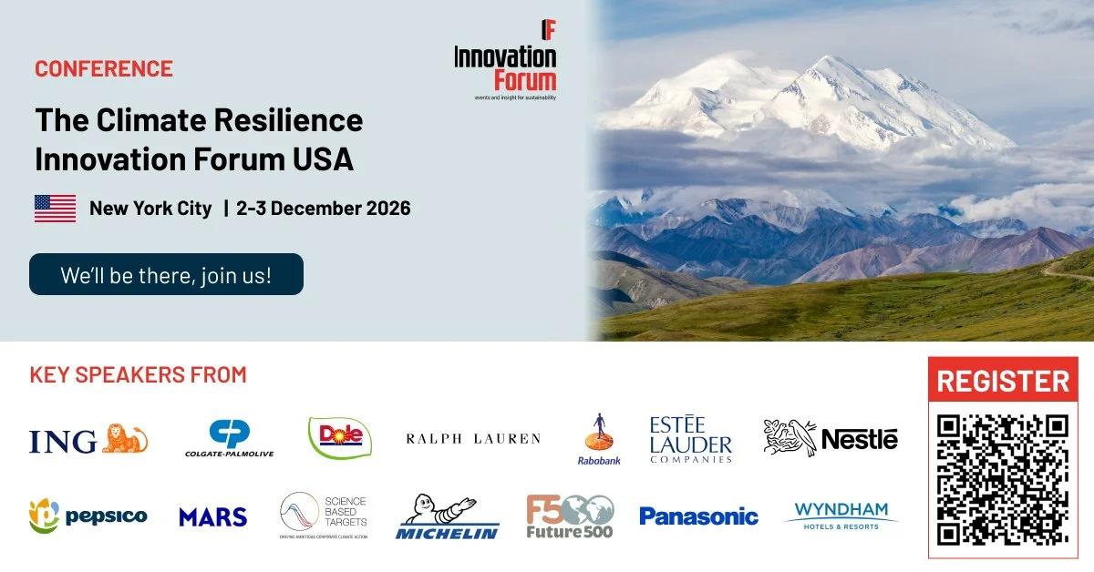 <span class="sqsrte-text-color--black">Climate Resilience Innovation Forum USA,</span><span class="sqsrte-text-color--darkAccent"> </span>December 2-3 2026, NYC