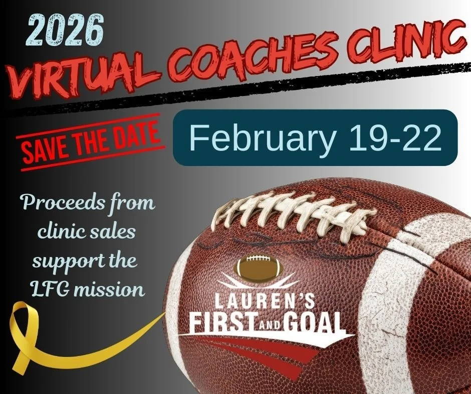 Get ready for the 2026 LFG Virtual Coaches Clinic to benefit the LFG mission.  Registration coming soon!