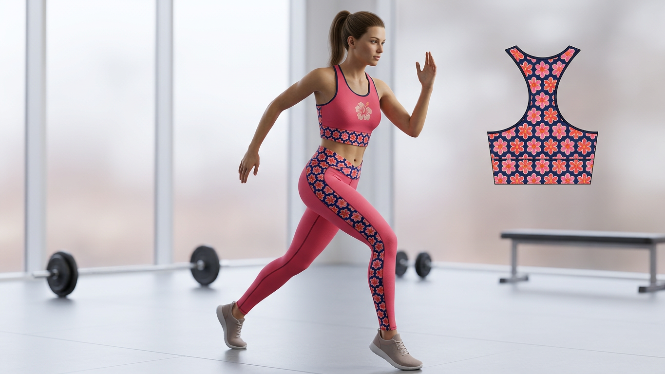 Show leggings and activewear top  in 3D on a fitness model-2.png