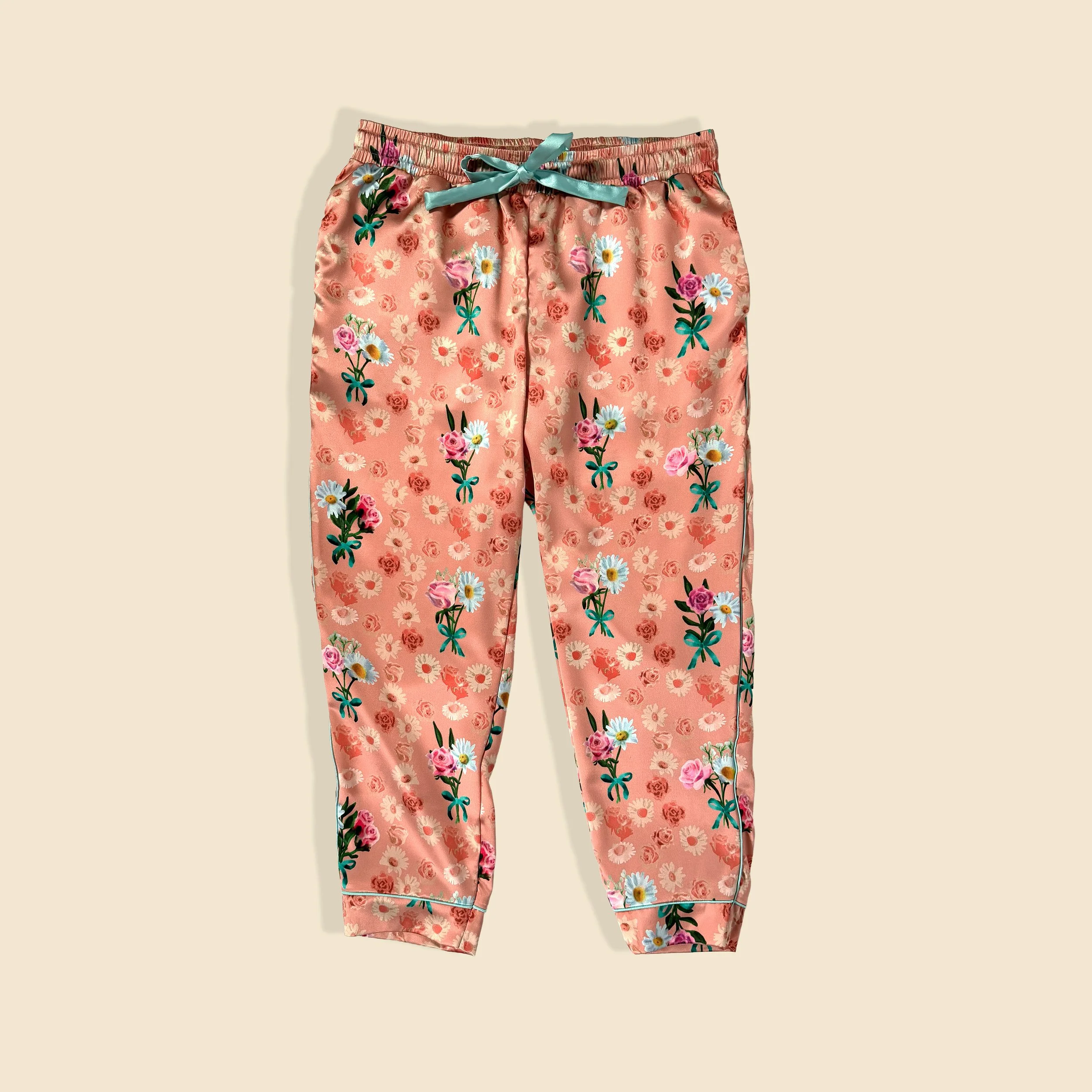 Silk cropped pajama pants.jpg