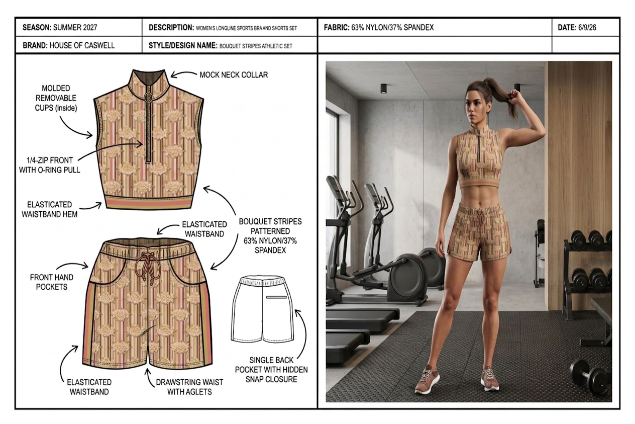 Bouquet stripes bra and shorts set.png