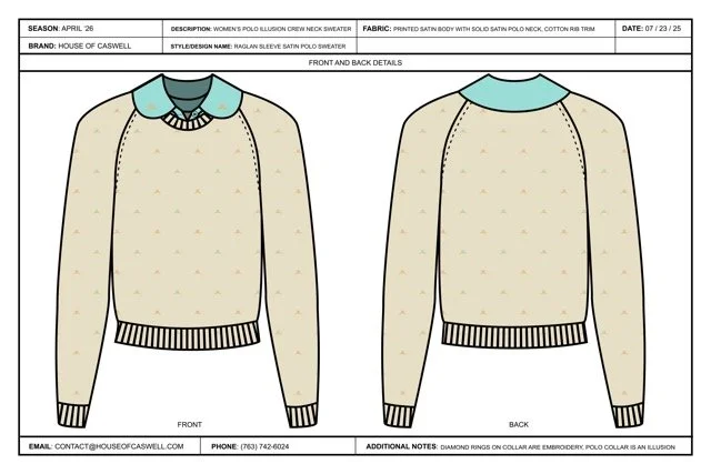 Raglan Sleeve Fauxlo Sweater Medium.jpeg