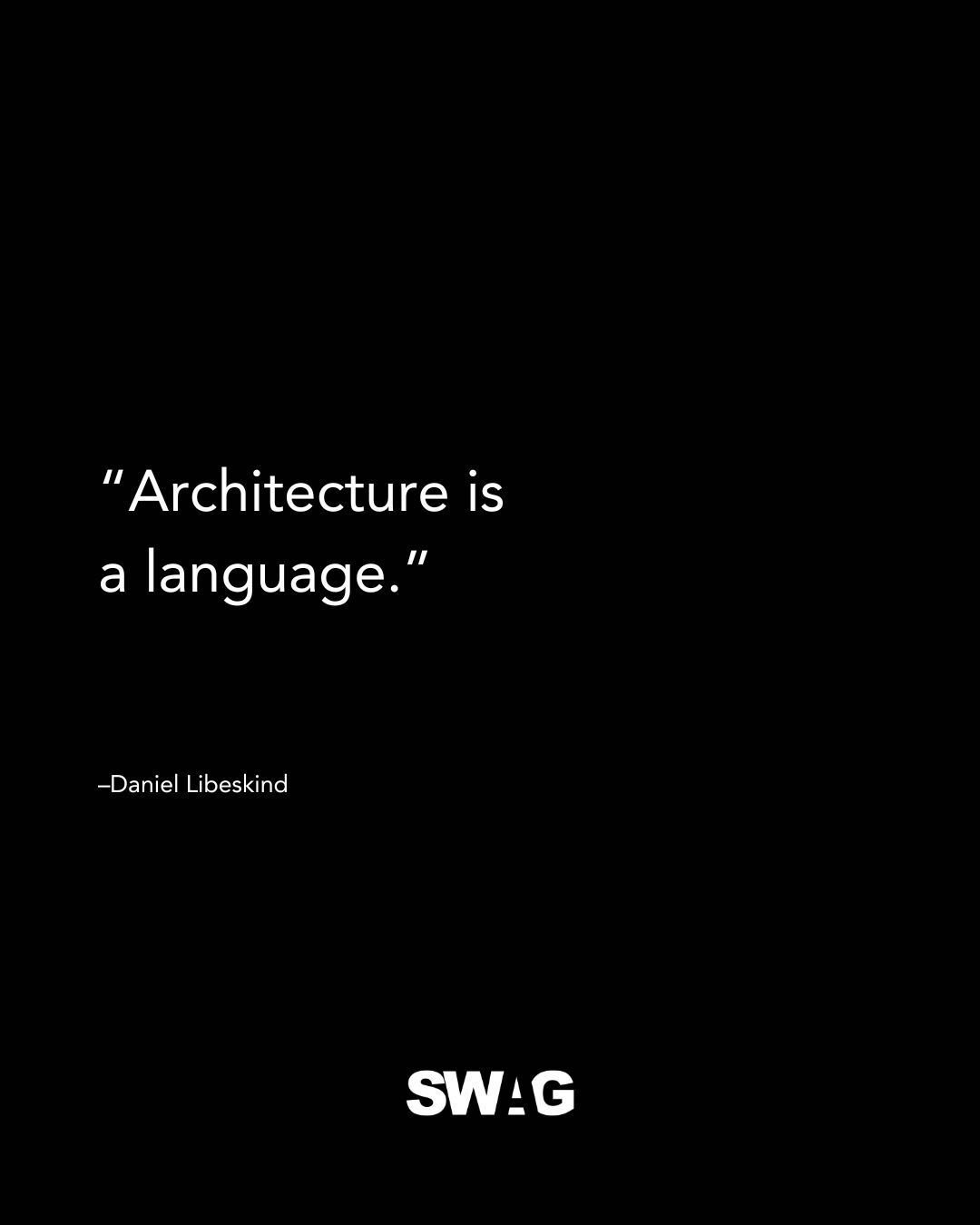 And it should say something worth keeping. 

#swag #swagarchitecture #swagarchitects #customhomes #architecture #architecturedaily