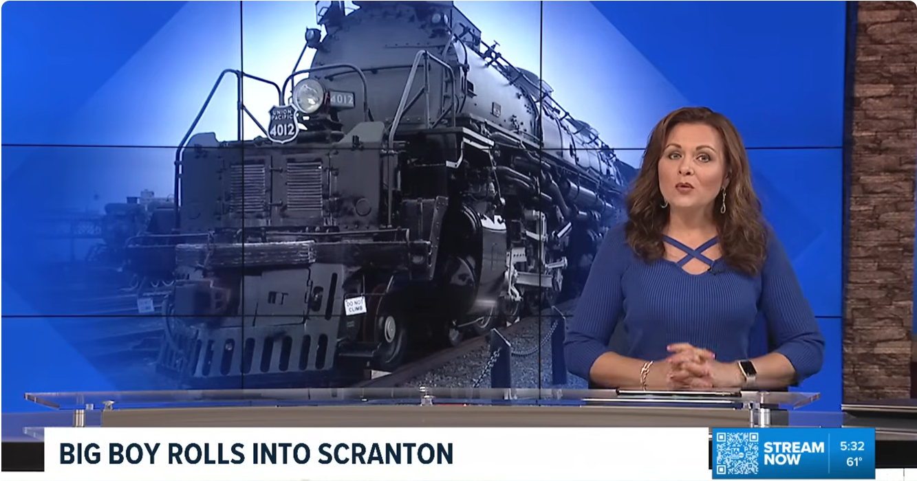 WNEP: Big Boy rolls into Steamtown National Park
