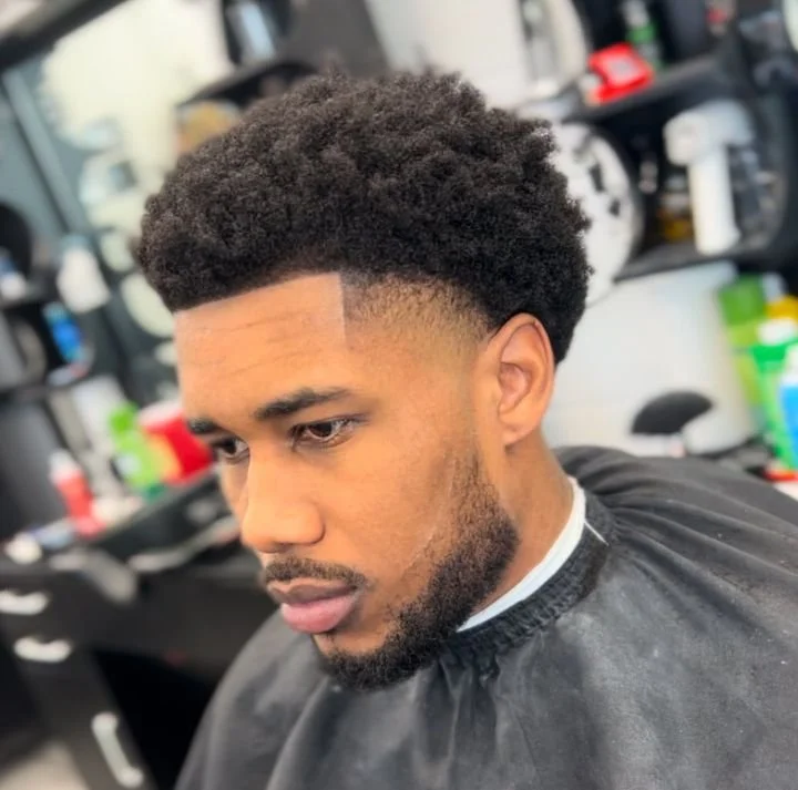 men's afro trim