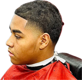 men's styled haircut