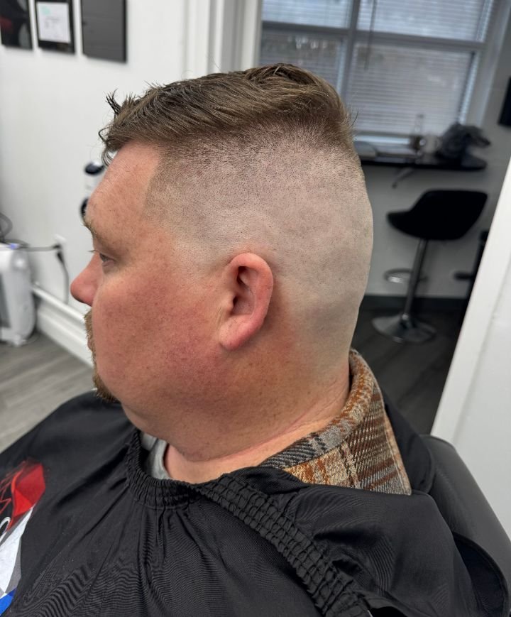men's styled cut