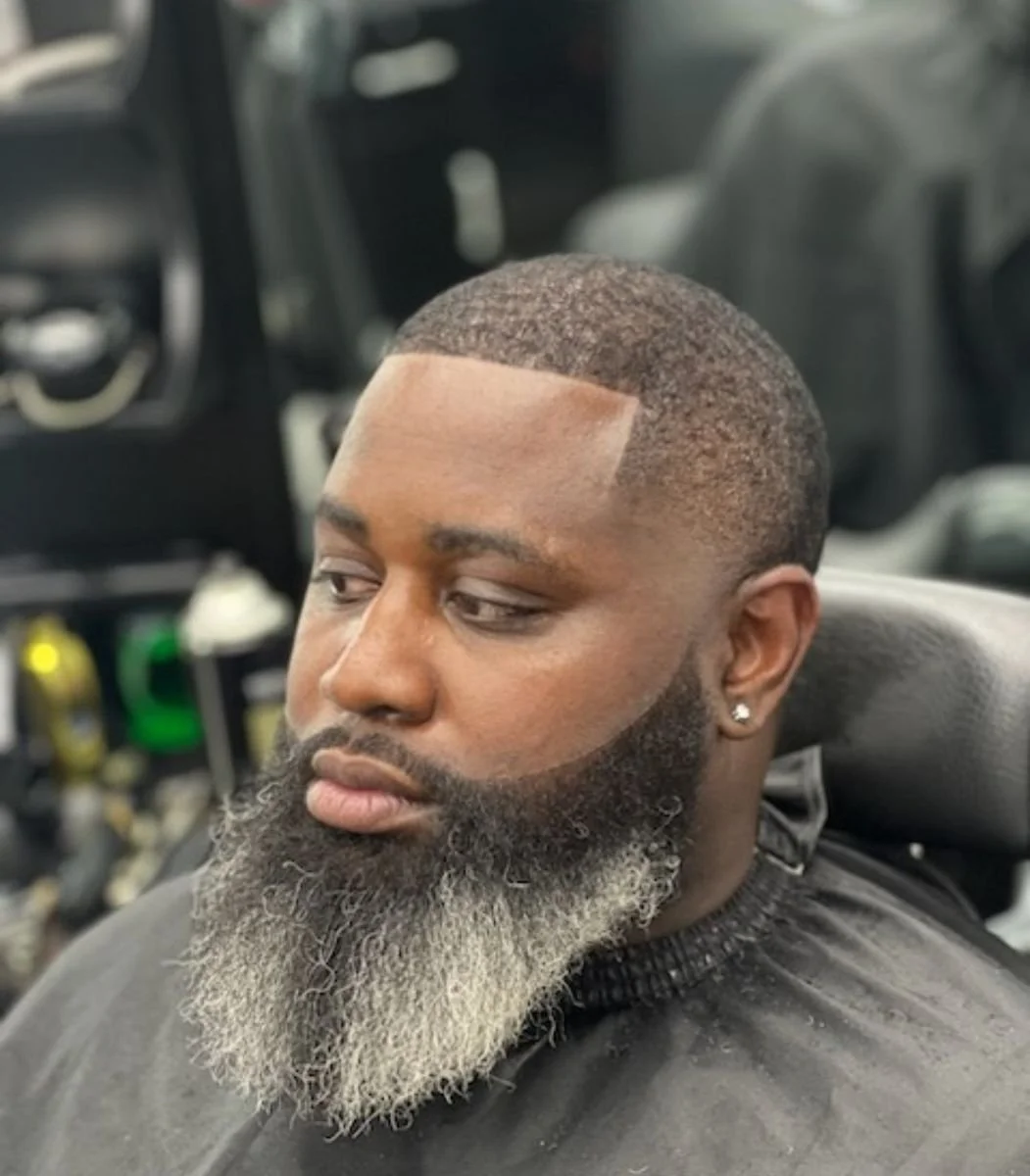 men's beard and haircut