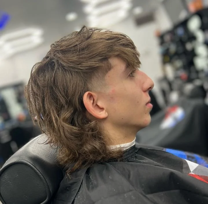 men's mullet cut