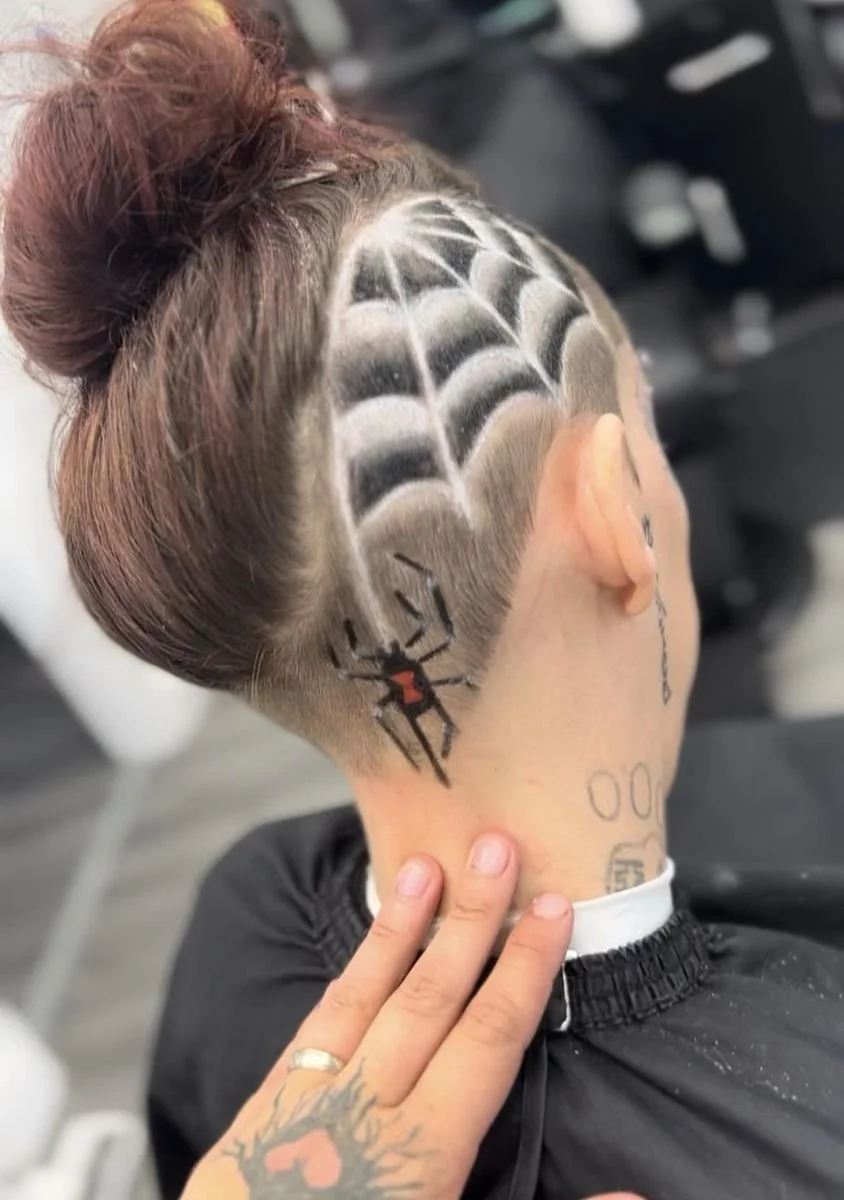 spider styled cut gem city barbers