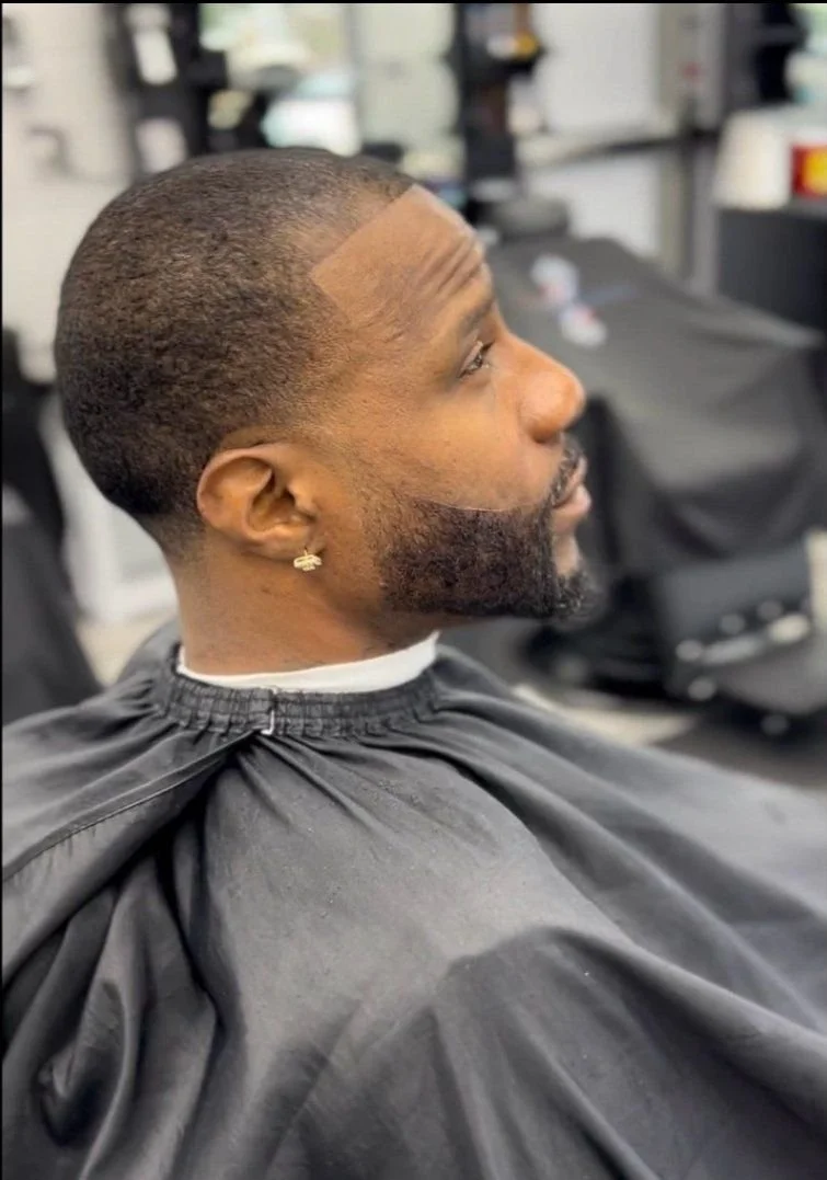 beard and hair men's cut