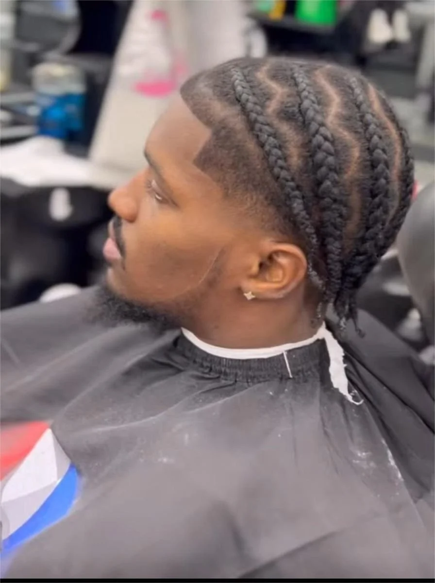 men's cornrows cut