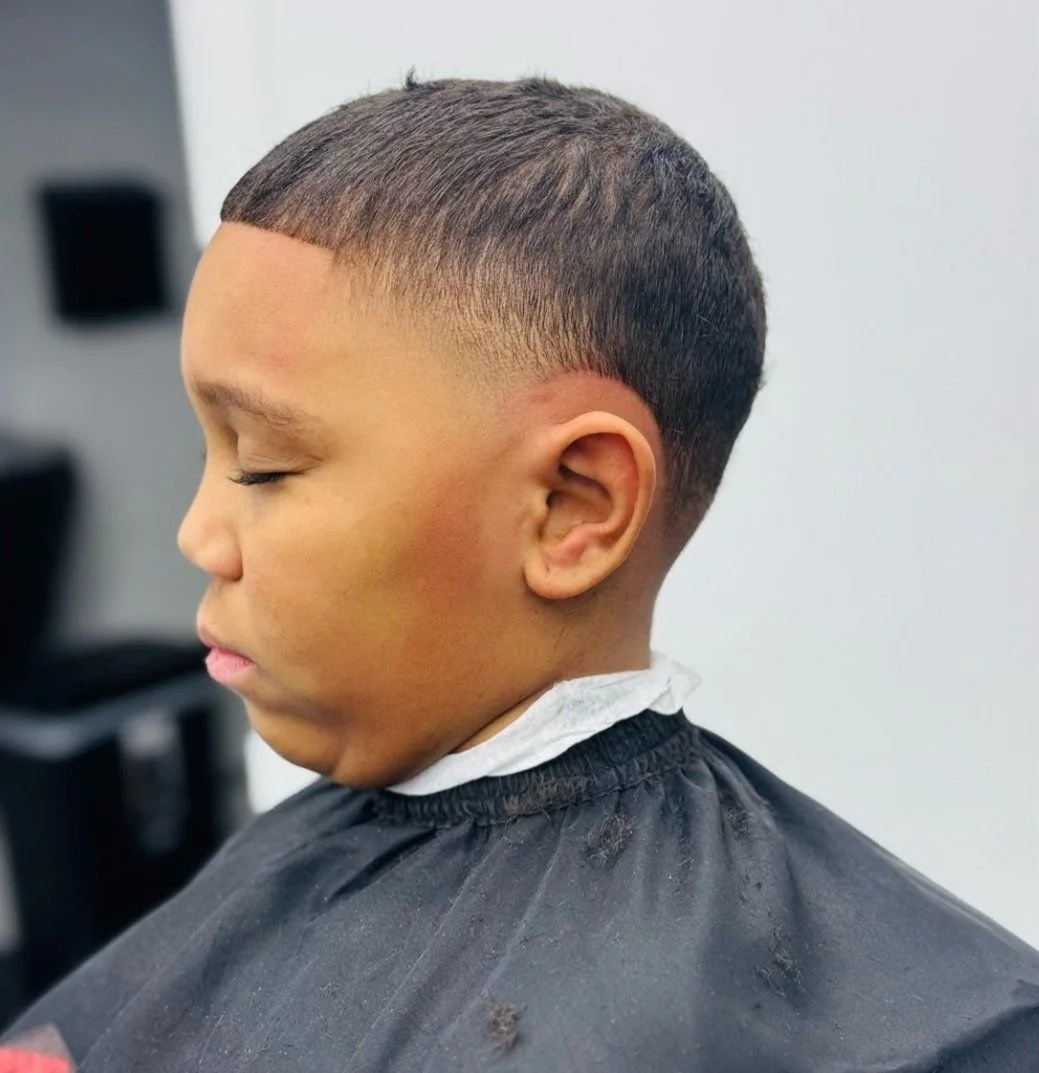 kid's Caesar style cut